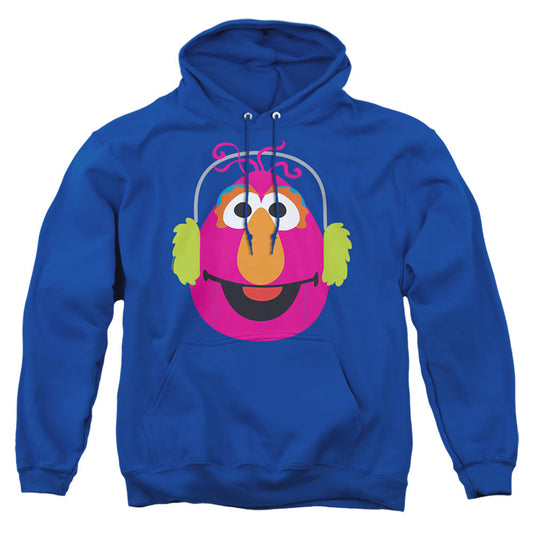 Sesame Street Christmas Nutcracker Telly Monster Mens Hoodie Royal Blue Officially Licensed