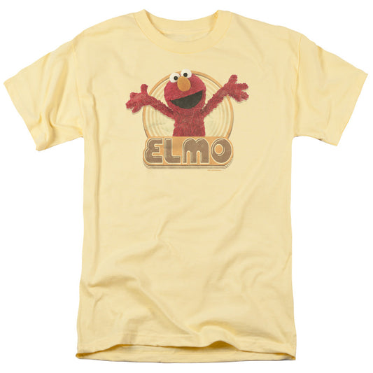 Sesame Street Elmo Iron On Mens T Shirt Banana Officially Licensed