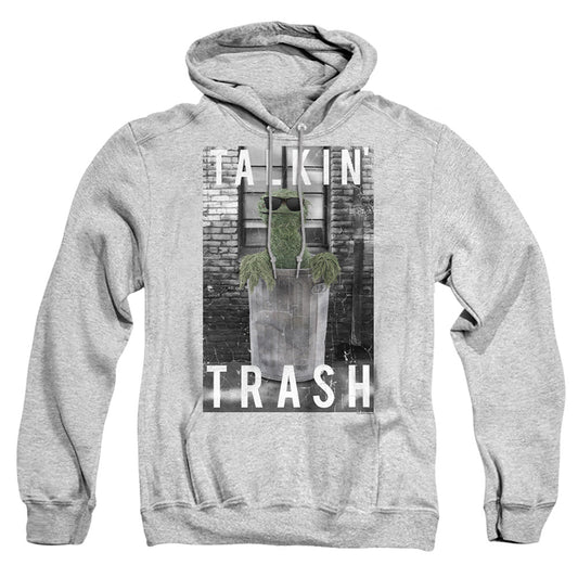 Sesame Street Talkin Trash Mens Hoodie Athletic Heather Officially Licensed