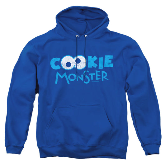 Sesame Street Cookie Eyes Mens Hoodie Royal Officially Licensed