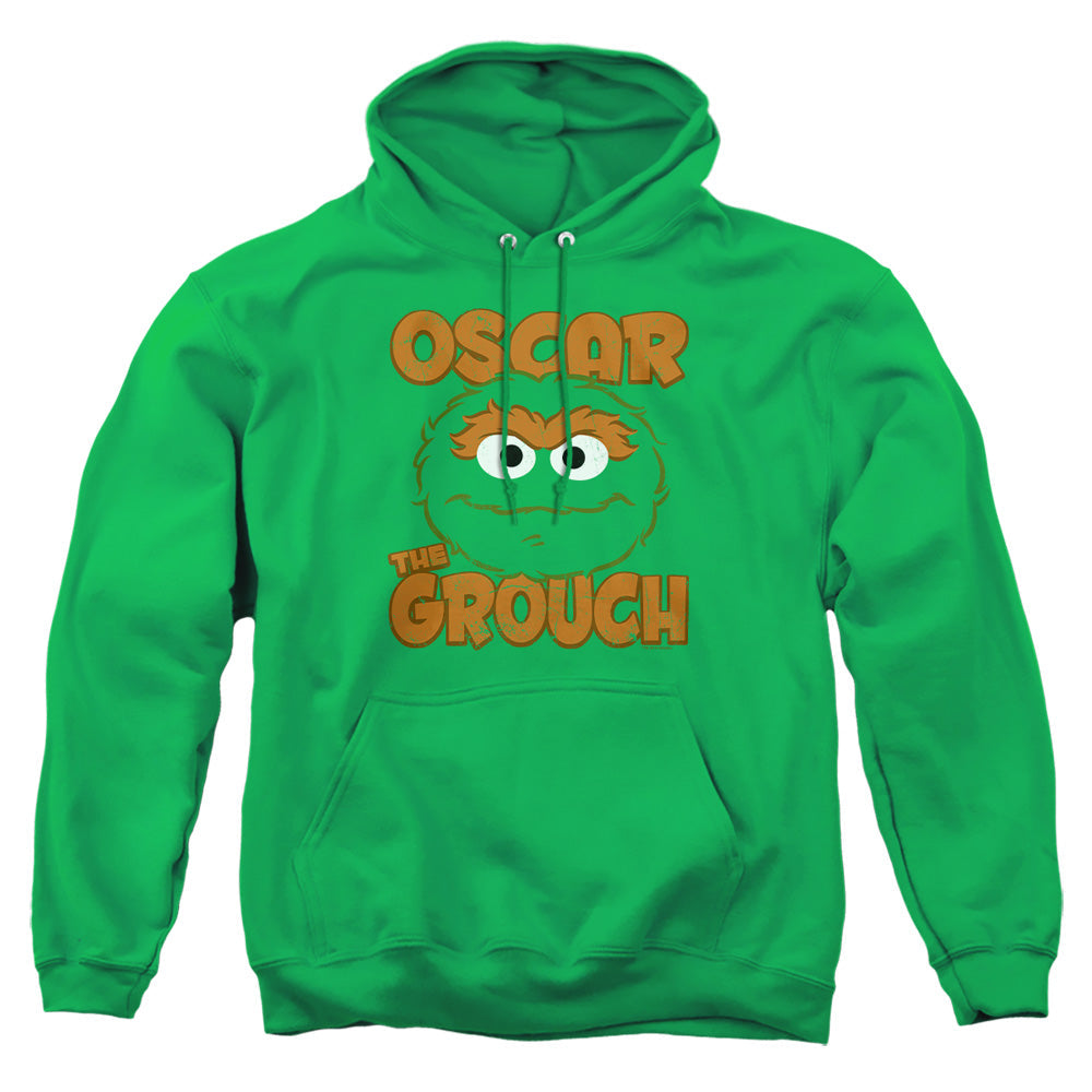 Sesame Street Oscar Sandwich Mens Hoodie Kelly Green Officially Licensed