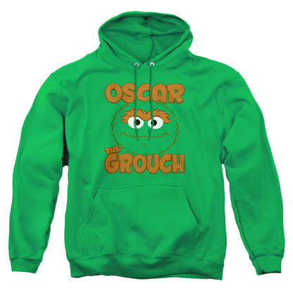 Sesame Street Oscar Sandwich Mens Hoodie Kelly Green Officially Licensed