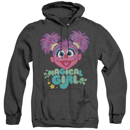 Sesame Street Scribble Head Mens Heather Hoodie Black Officially Licensed