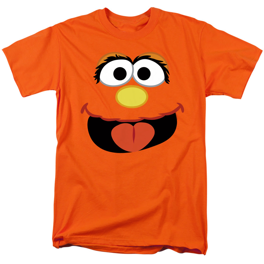 Sesame Street Murray Face Mens T Shirt Orange Officially Licensed