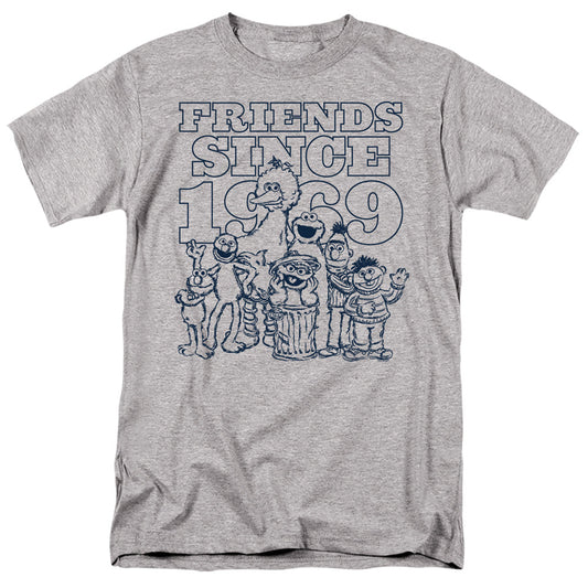 Sesame Street Friends Since Mens T Shirt Athletic Heather Officially Licensed