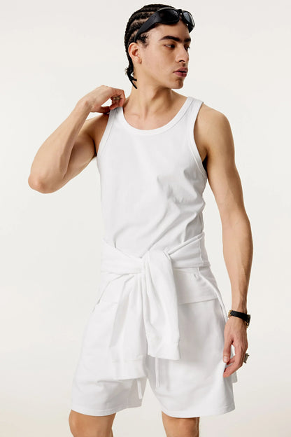 Summer Tank Top – Minimalist, Loose-Fit Workout Vest