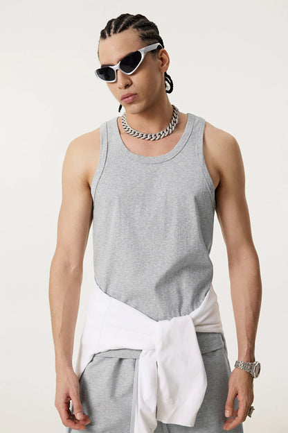 Summer Tank Top – Minimalist, Loose-Fit Workout Vest