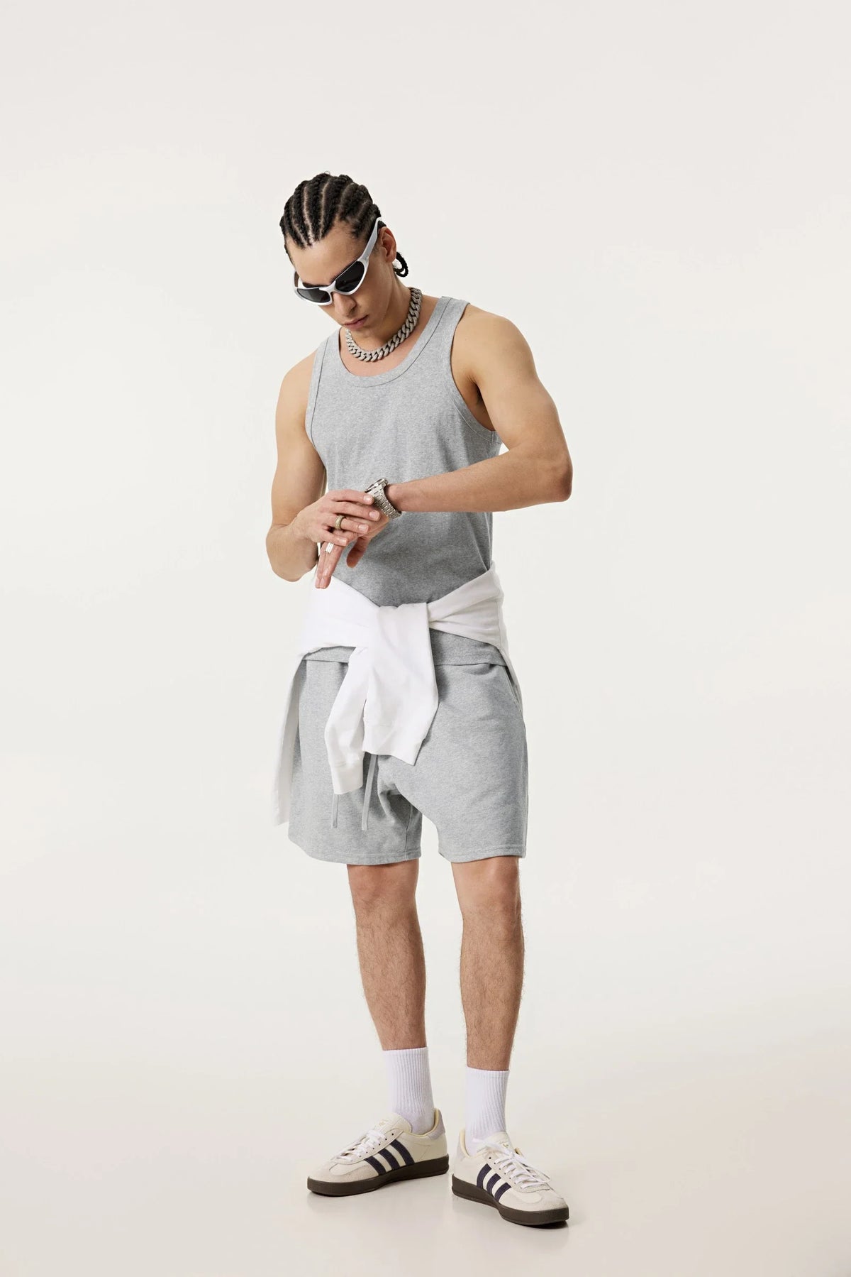 Summer Tank Top – Minimalist, Loose-Fit Workout Vest