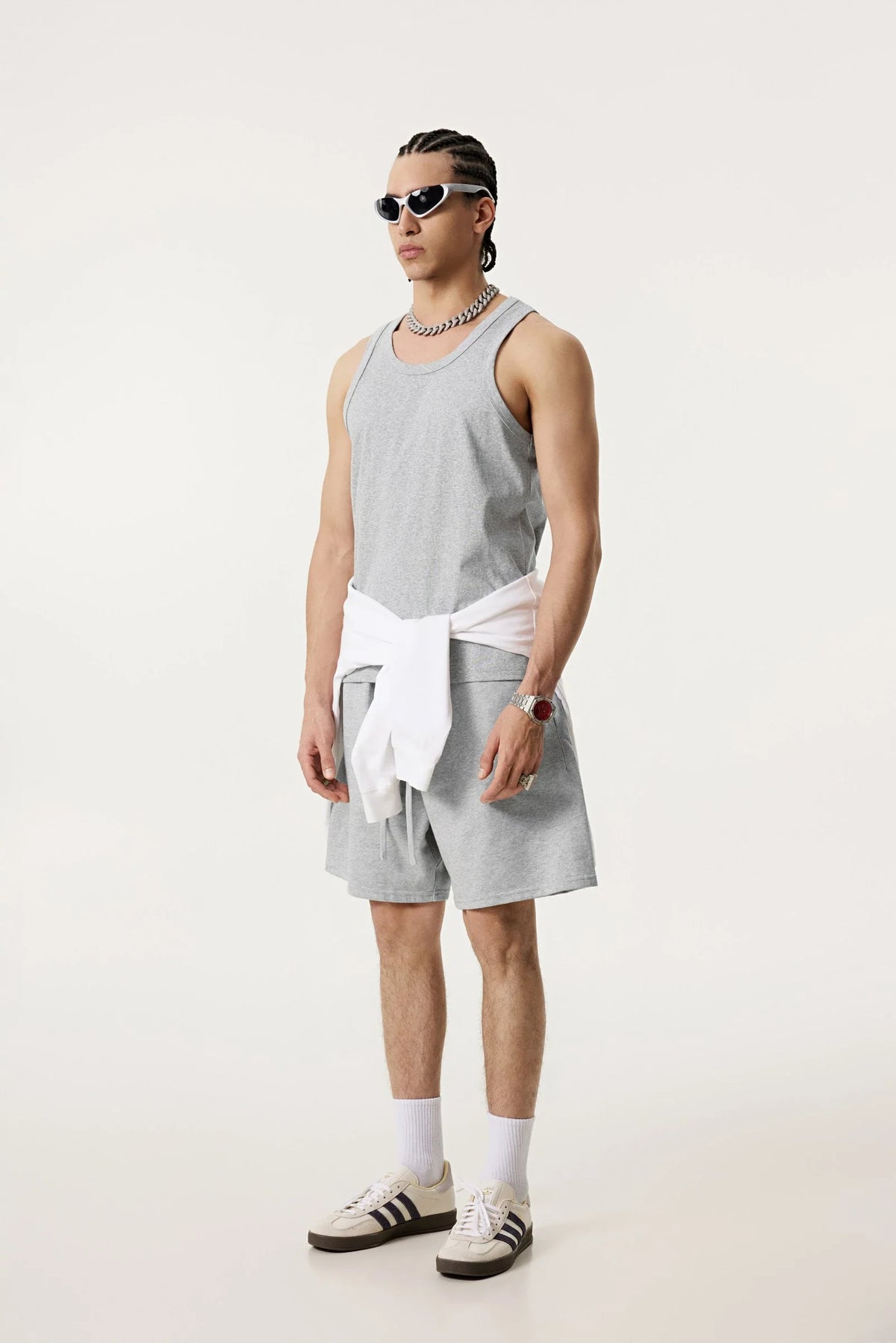 Summer Tank Top – Minimalist, Loose-Fit Workout Vest