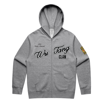 Shaolin Sluggers Zip Hoodie - Heather Gray