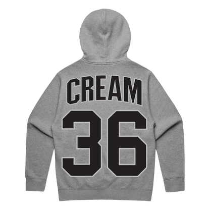 Shaolin Sluggers Zip Hoodie - Heather Gray