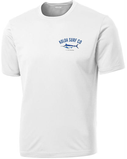 Koloa Blue Marlin Moisture Wicking T-Shirt