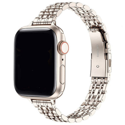 Stainless Steel Wicker Apple Watch Band Series 11/10/9/8/7/6/5/4/ SE / Ultra 1/2/3