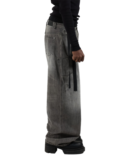 STONE BOMBER DENIM