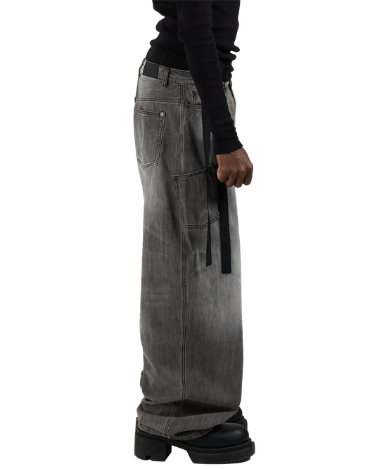 STONE BOMBER DENIM