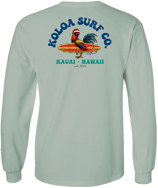 Koloa Cocky Surfer Christmas Long Sleeve T-Shirt