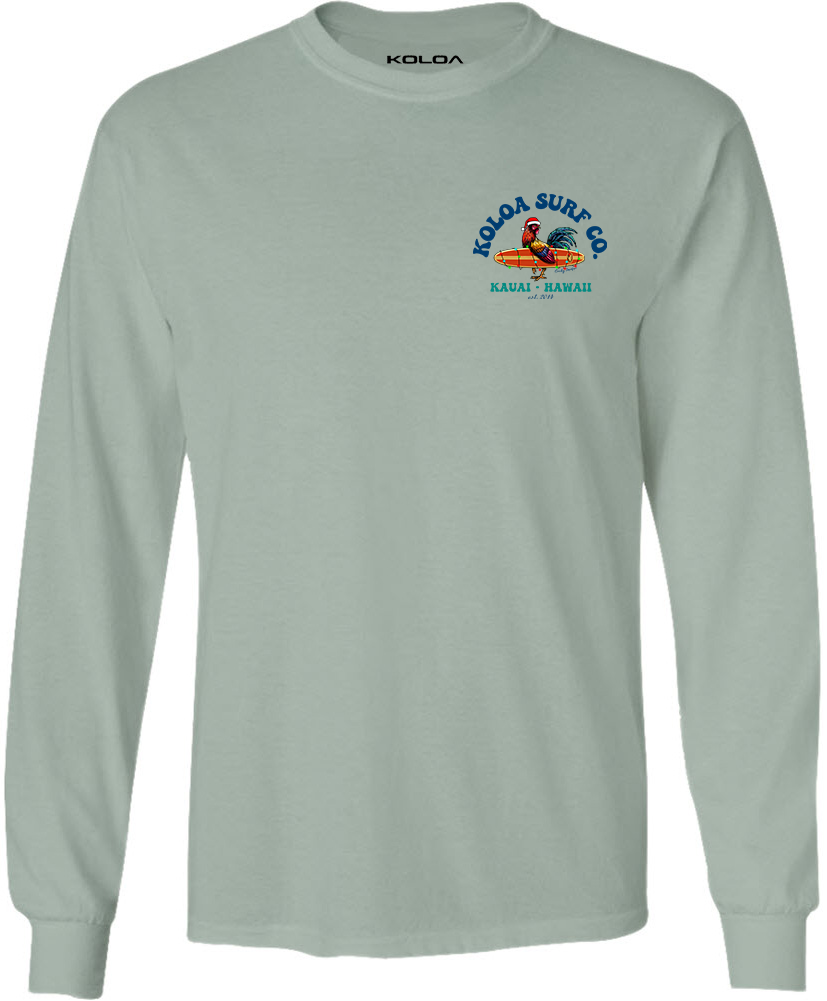 Koloa Cocky Surfer Christmas Long Sleeve T-Shirt