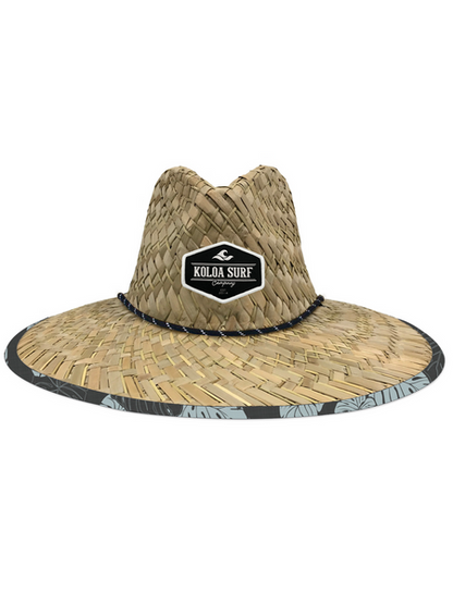 Koloa Palm Straw Lifeguard Hat