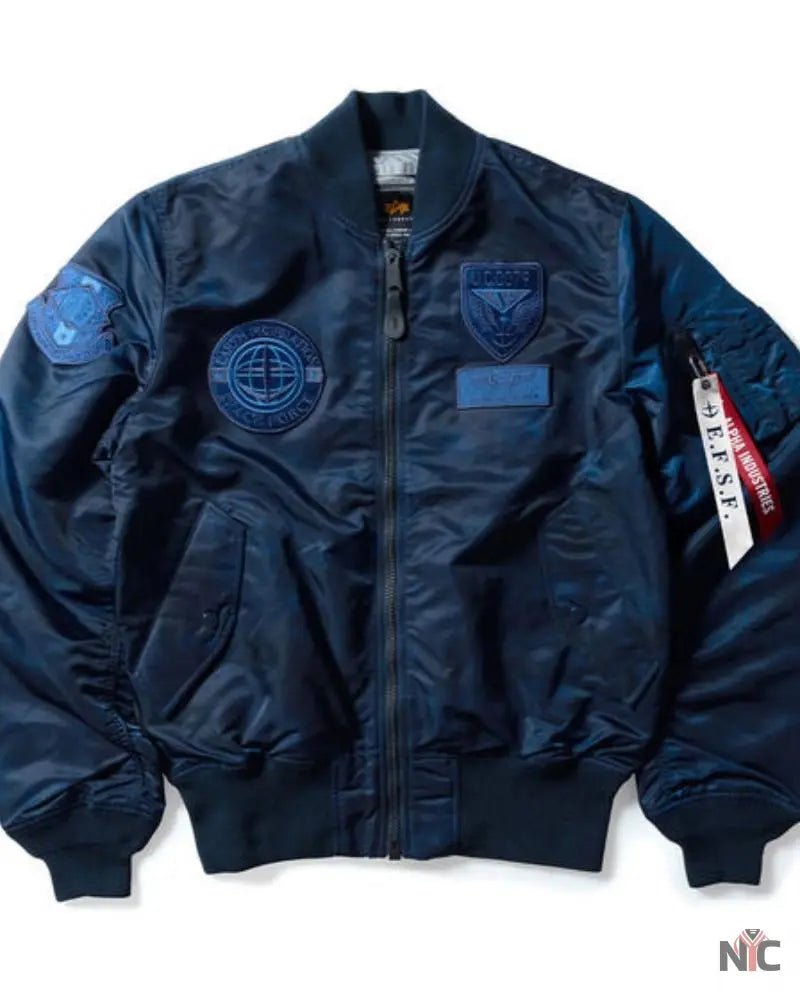 STRICT-G x ALPHA E.F.S.F. Camo Light MA-1 Jacket