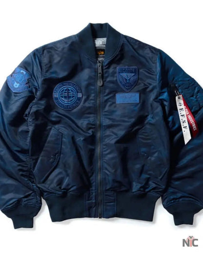 STRICT-G x ALPHA E.F.S.F. Camo Light MA-1 Jacket