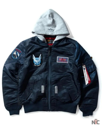 STRICT-G x ALPHA Mobile Suit Gundam SEED FREEDOM Light MA-1 Natus Jacket