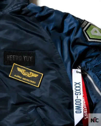 STRICT-G x ALPHA Mobile Suit Gundam Wing Endless Waltz Heero Yuy N-2B Jacket