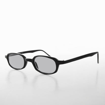 Micro Rectangle Black Sunglasses - Summers 2
