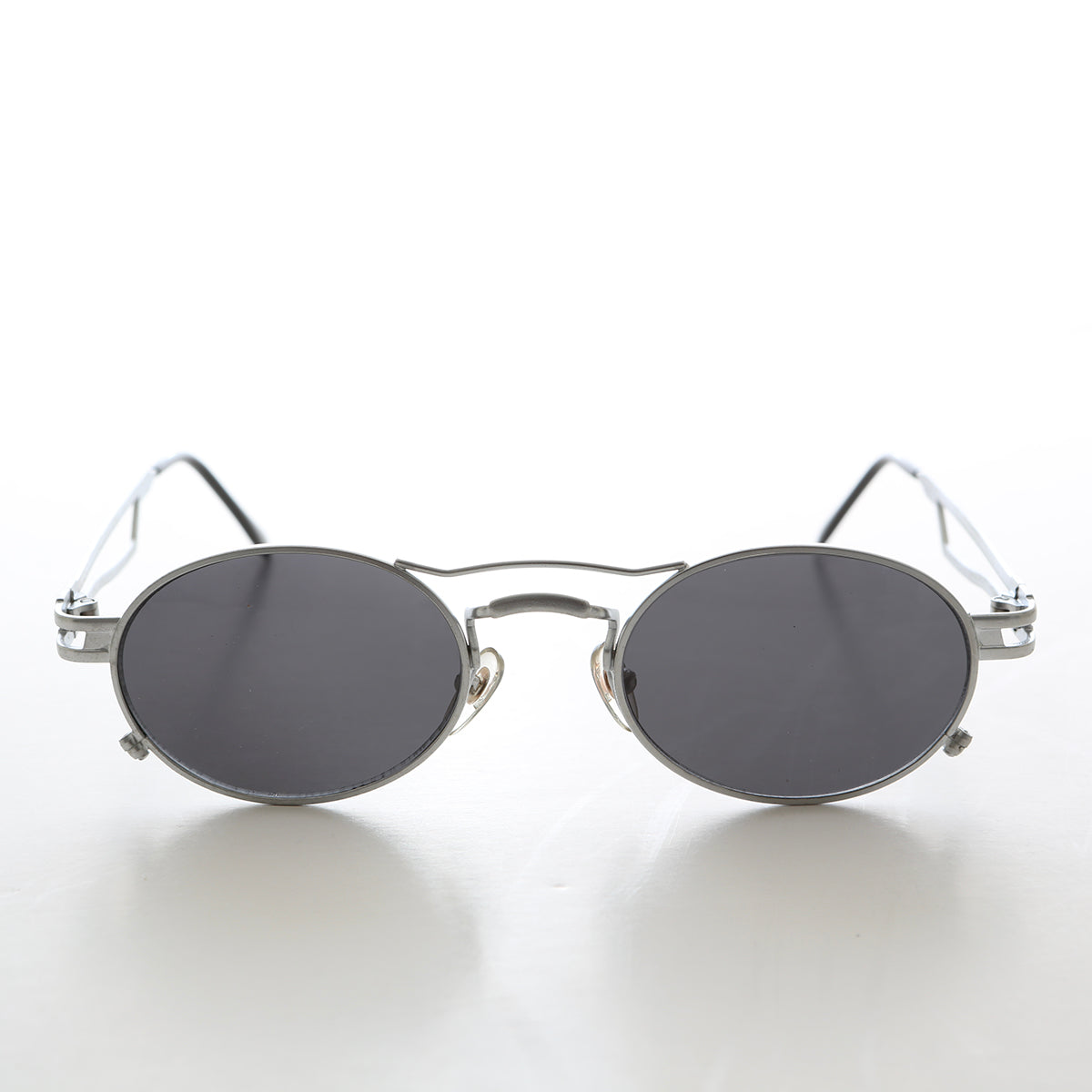 Sporty Oval Steampunk Optical Quality Vintage Sunglass - Iggy