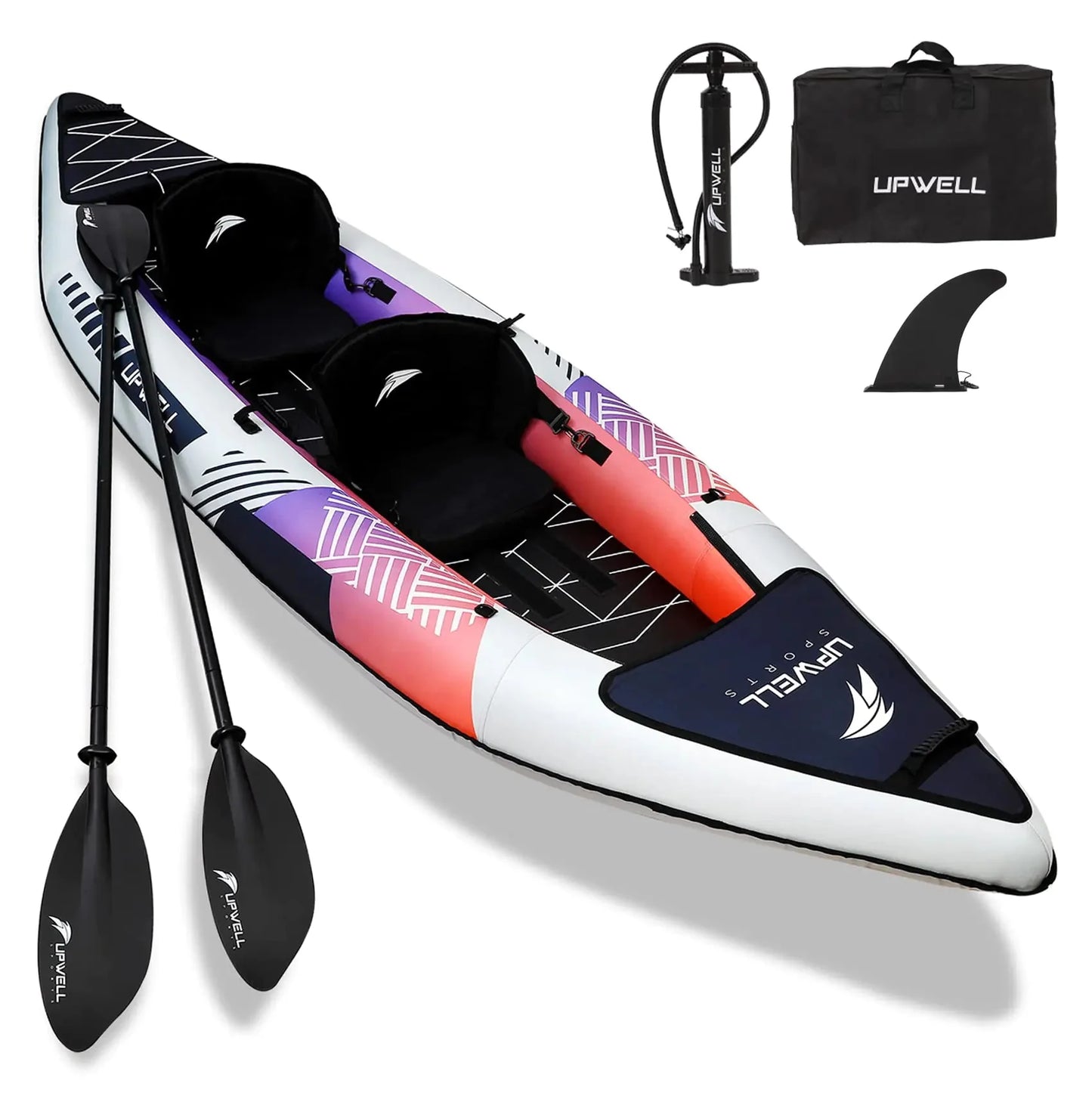 11 Inflatable Kayak with Drop Stitch Floor 1 - 2 Person