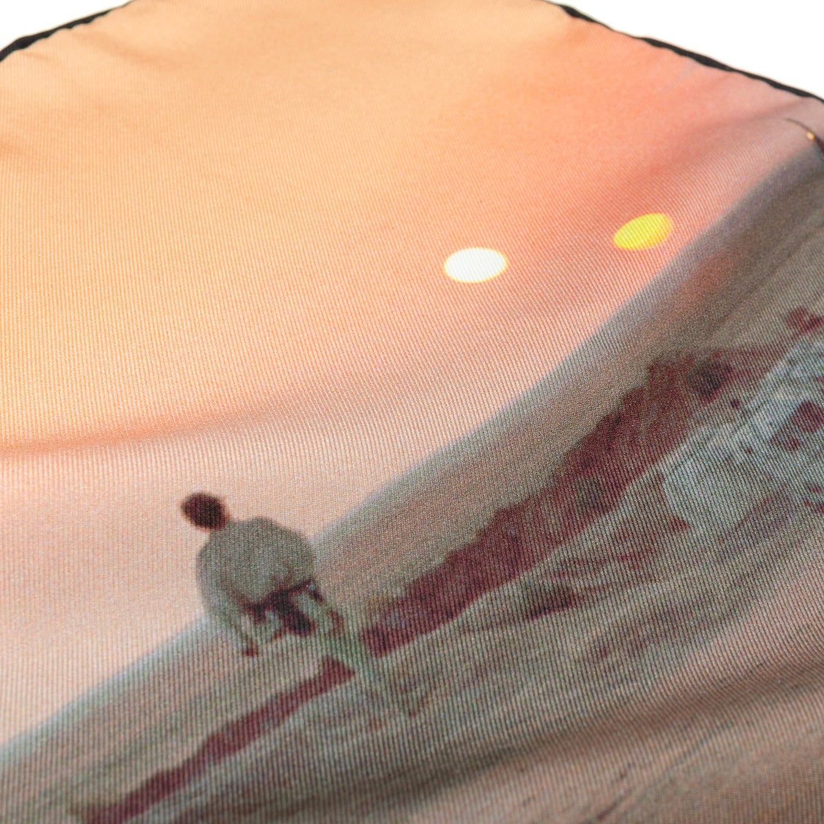 Star Wars Tatooine Binary Sunset Pocket Square