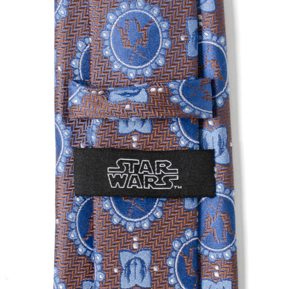 Star Wars Obi-Wan Kenobi and Anakin Skywalker LIGHTSABER Battle Blue Tie