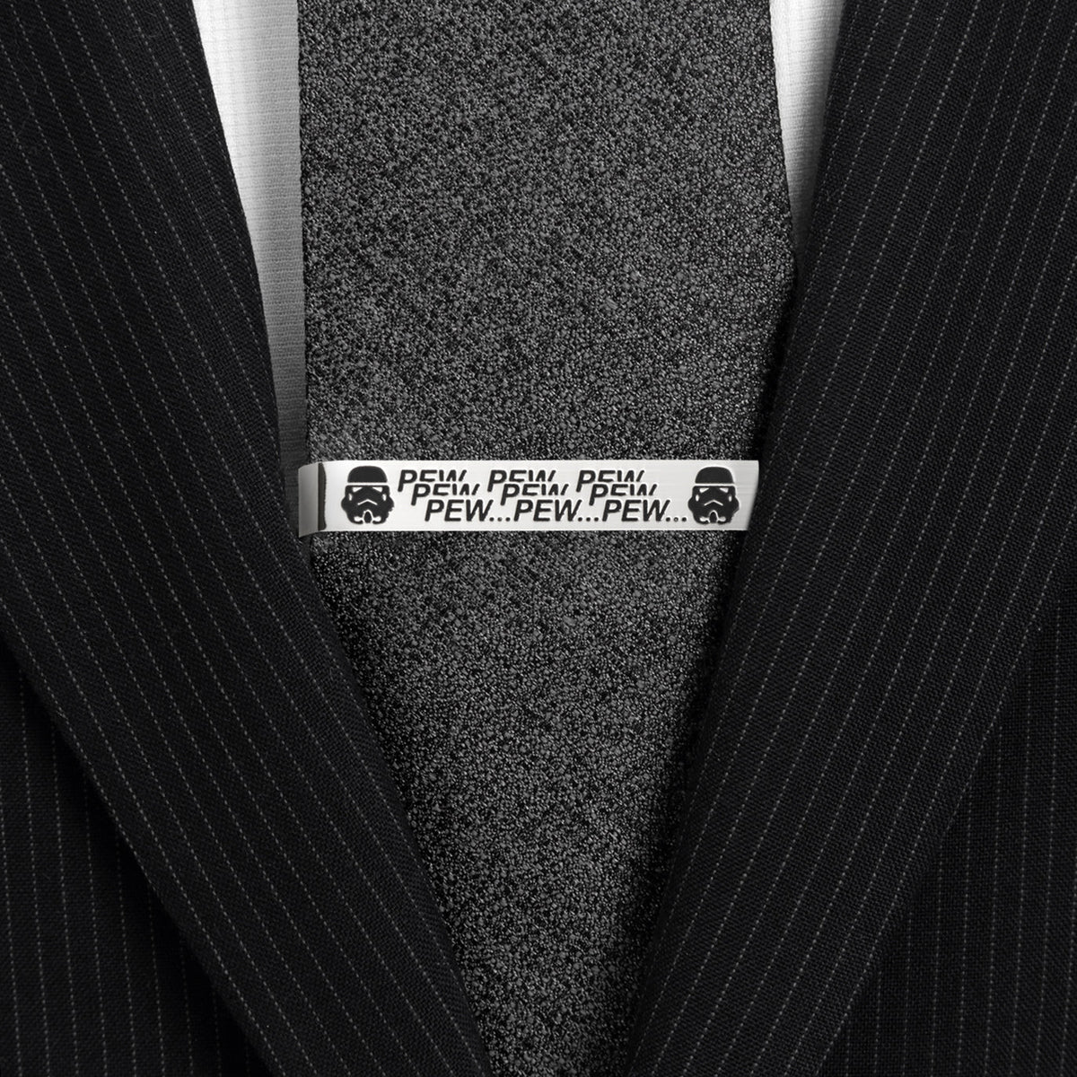Star Wars Stormtrooper Pew Pew Pew Tie Bar