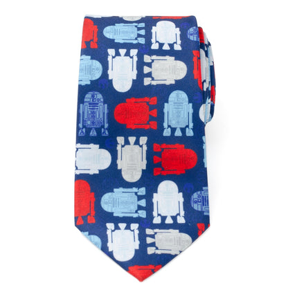 Star Wars R2-D2 Red, White, and Blue Tie