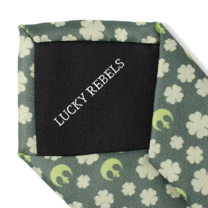 Star Wars Rebel Alliance Crest and Shamrock Green Tie