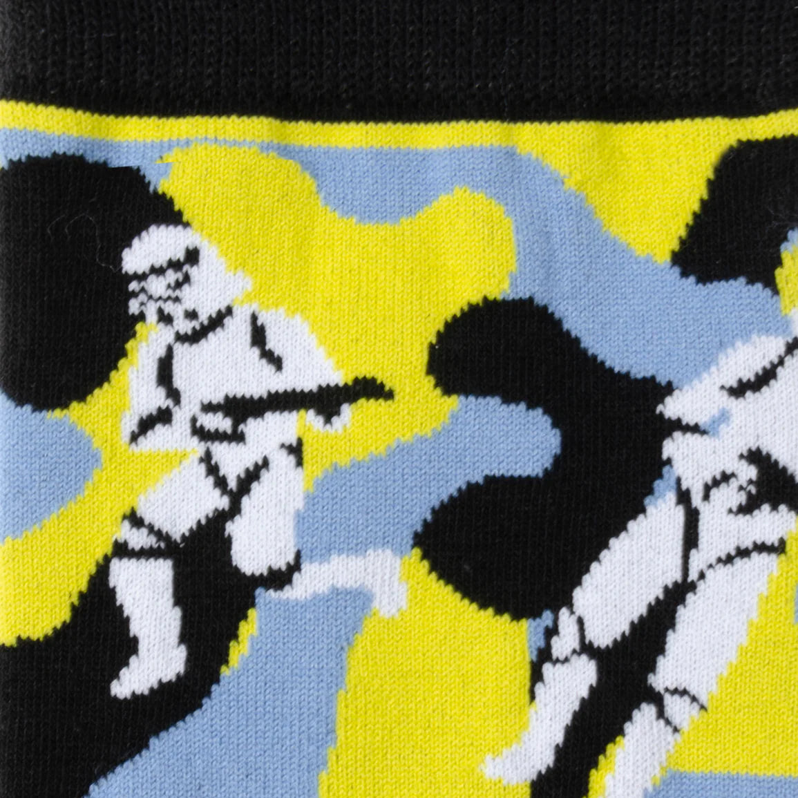 Star Wars Stormtrooper Yellow Camo Dress Socks and Lapel Pin Gift Set