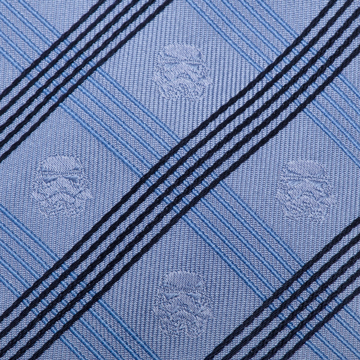 Star Wars Stormtrooper Blue Plaid Tie