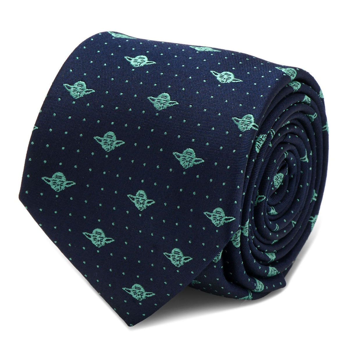 Star Wars Yoda Dotted Navy Tie