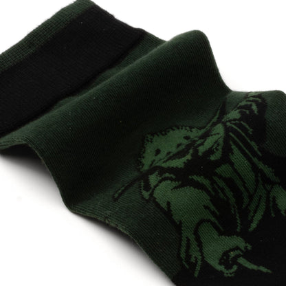 Star Wars Yoda Green Dress Socks and Jedi Order Crest Lapel Pin Gift Set