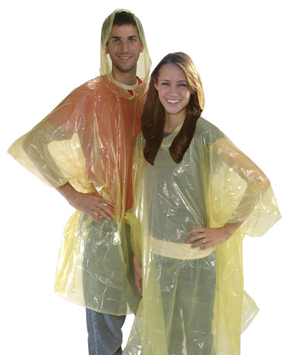 Emergency Poncho | Lightweight Hooded Waterproof Rain Gear