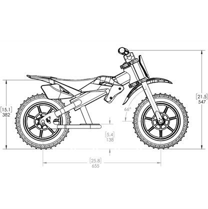 SYP 120 12" Push Bike