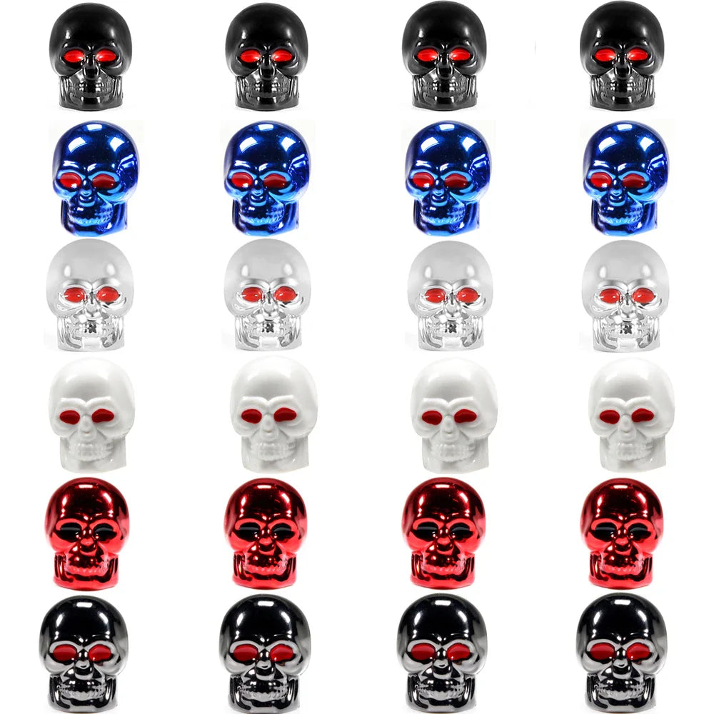 ABS Skull Valve Stem Caps