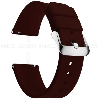 Samsung Galaxy Watch 7, 6, 5, 4 & FE Curved-End Silicone Band