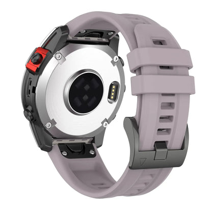 Garmin QuickFit 20/22/26mm Silicone Band with Double Keepers