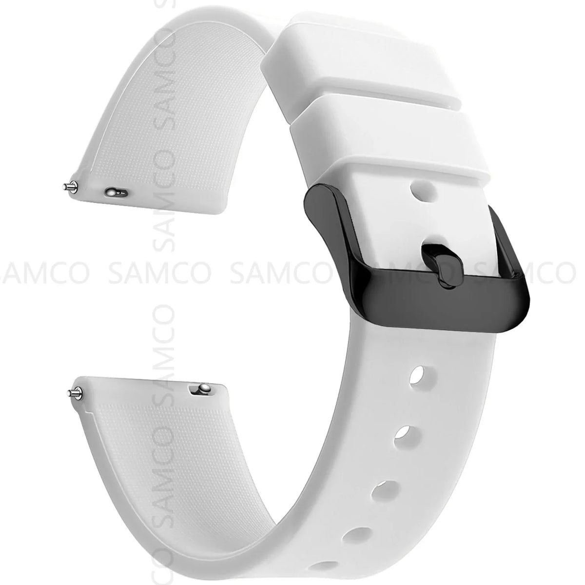 Samsung Galaxy Watch 7, 6, 5, 4 & FE Curved-End Silicone Band