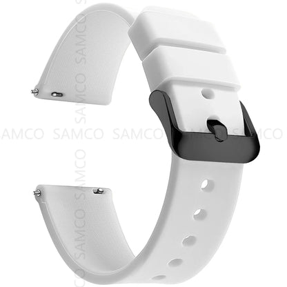 Samsung Galaxy Watch 7, 6, 5, 4 & FE Curved-End Silicone Band