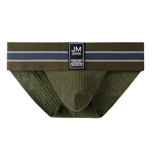 Men's JOCKMAIL JM364 - Old School Brief Green