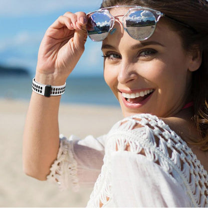 Magnetic Buckle Silicone Apple Watch Band Series 11/10/9/8/7/6/5/4/ SE / Ultra 1/2/3