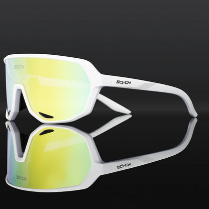 Scvcn Cycling Glasses Photochromic Sunglasses for Men Sun Mountain Bike Road Bicycle Eyewear Cycle Goggles Sports UV400 MTB