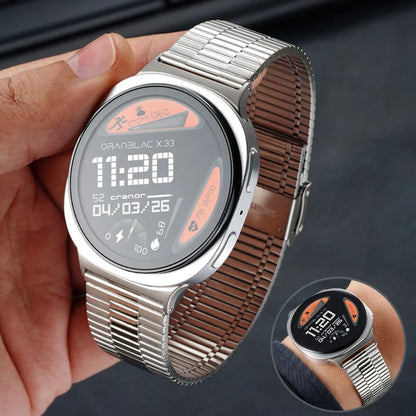 Samsung Galaxy Watch8, 8 Classic & 9 Slim Business Steel Link Band