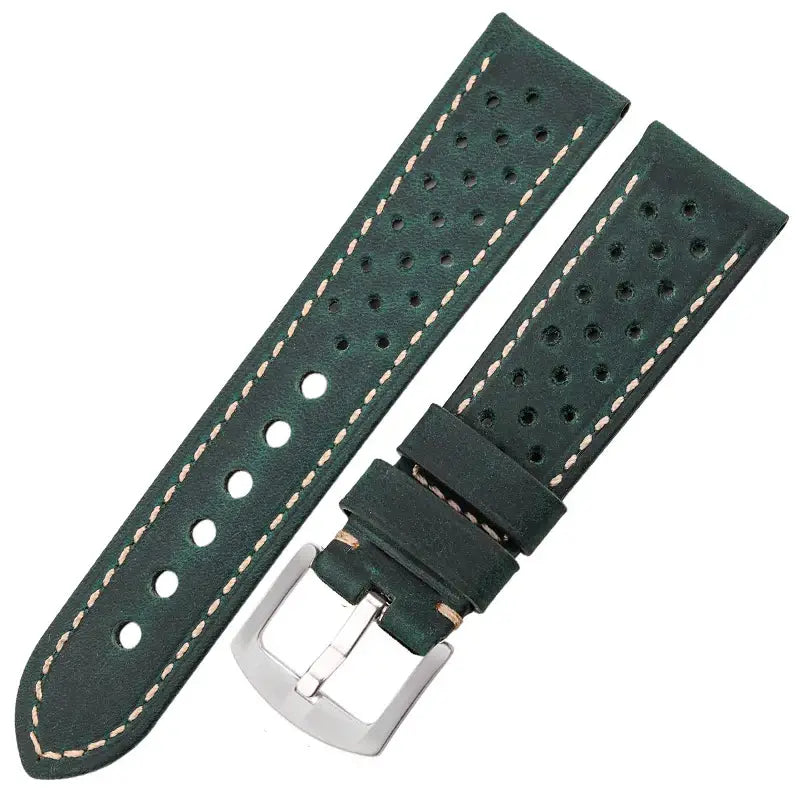 TicWatch Pro 5, Pro 3 & E3 Perforated Leather Rally Band
